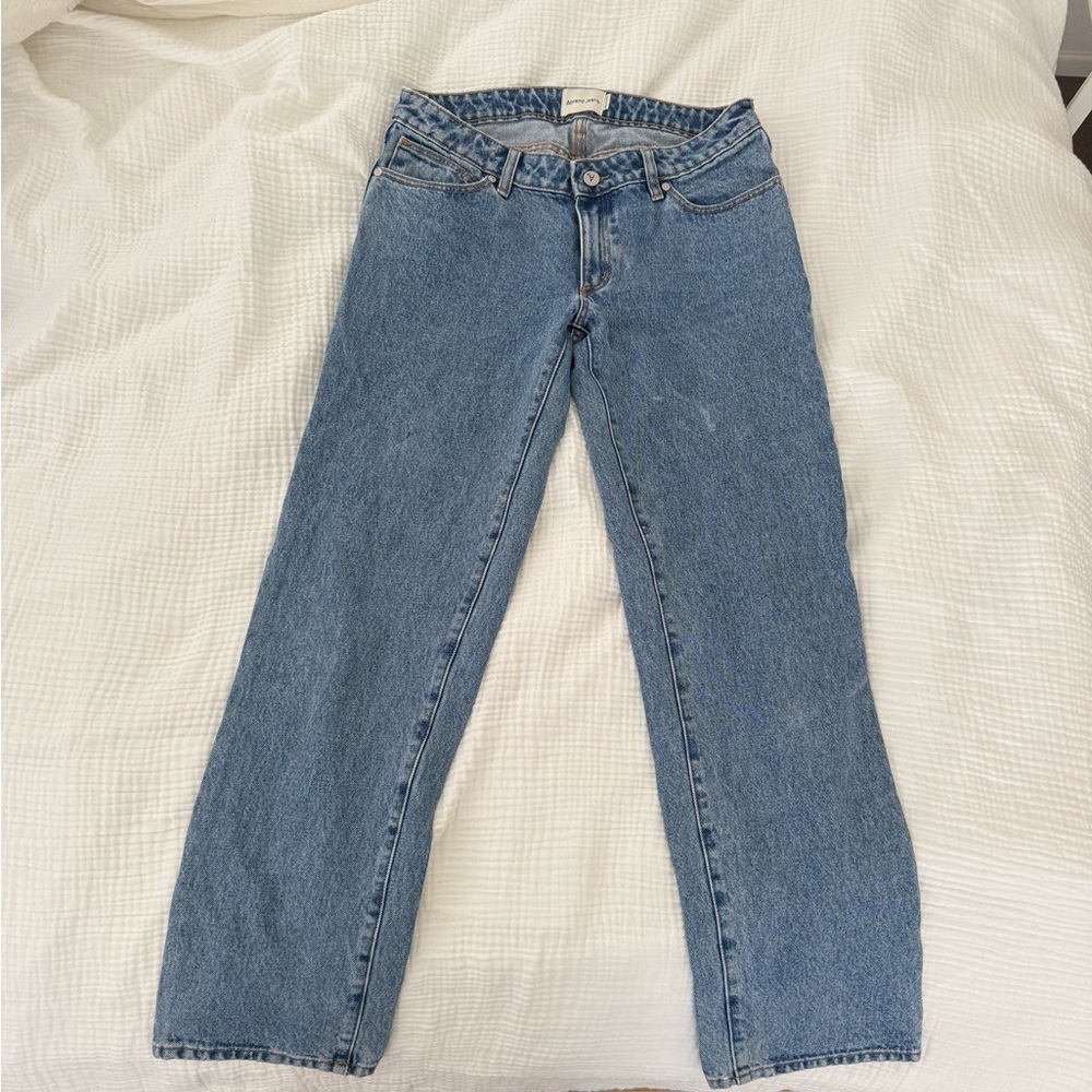 Abrand low straight jeans